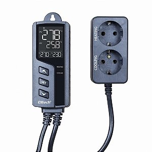 Stc1000pro controlador de temperatura para aquecimento e refrigeração automático 220v 1 sensor 2m - ELITECH
