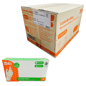 Luva Latex Com Pó Medix Profissional Atacado 1.000 Unidades