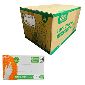 Luva Latex Sem Pó Medix Profissional Atacado 1.000 Unidades