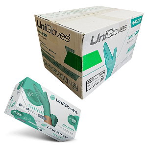Luva Lano-E Green Unigloves com Hidratante Atacado 1.000 Unidades