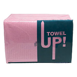 Babador Odontológico Rosa Towel Up Monoart Euronda 50 uni