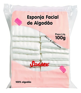 Esponja Facial de Algodão Sussex 100g