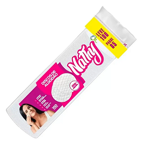 Discos de Algodão Nathy 100 Unidades