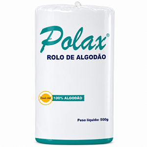 Algodão Hidrofilo Rolo 500g Polax 100% Puro