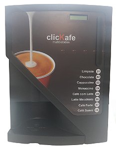 Máquina Automática de Café Multibebidas Profissional Vending com Sistema de Moedas e Fichas