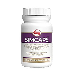 Probiótico Simcaps 30caps Vitafor - Saúde Flora Intestinal