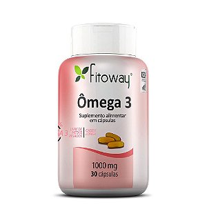 Omega 3 1000mg 30 Cáps Fitoway - Epa - Dha - Óleo De Peixe