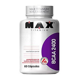 BCAA 2400 60 Cápsulas - Max Titanium