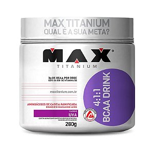 BCAA em Pó Drink 280g - Max Titanium