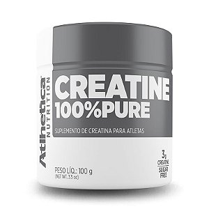 Creatina 100% Pure 100g - Atlhetica Nutrition