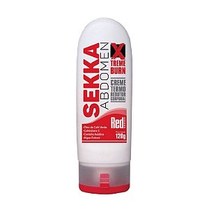 Sekka Abdomen Gel Xtreme Burn Creme redutor 120g - Red Series