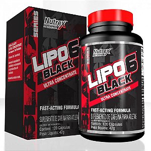 Lipo 6 Black Ultra Concentrate 120 Cápsulas - Nutrex