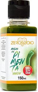 Molho de Pimenta verde Sem sódio - 150ml - ZeroSodio