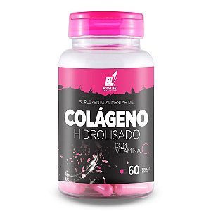 Colágeno Hidrolisado c/ Vitamina C 60 Cápsulas - Bodylife