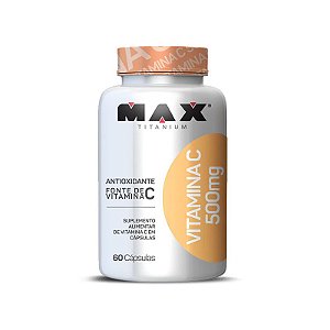 Vitamina C 500mg 60 cápsulas - Max Titanium