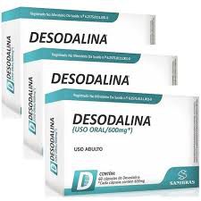 Combo 3x Desodalinas 600mg 60 Cápsulas cada - Sanibras