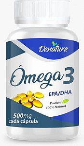 Omega 3 500mg Epa e DHA 60 cápsulas - Denature