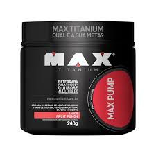 Pré treino Max Pump 240g - Max Titanium
