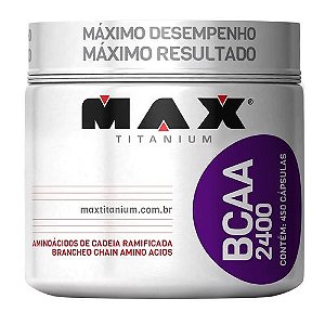 BCAA 2400mg 450 cápsulas - Max Titanium