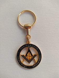 Chaveiro Redondo Preto