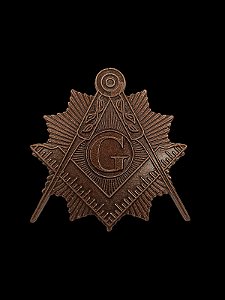 ADESIVO DE METAL COBRE - MAAÇONARIA