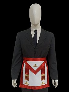 AVENTAL DE VENERAVEL MESTRE, 1° E 2° VIGILANTE - REAA GOP