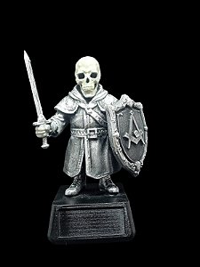 Estatua de caveira medieval