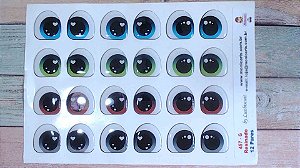 Olhos Resinados 457 - G - Monicarts