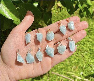 Pingente Água Marinha - Mini