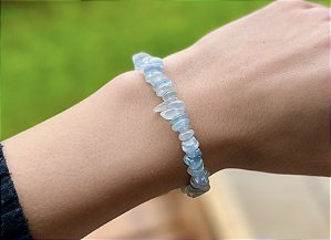 Pulseira Água Marinha - Cascalho
