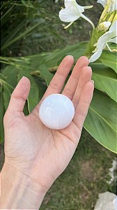 Esfera Selenita Branca P