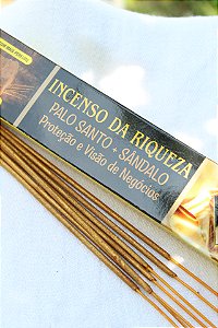 Incenso da Riqueza ( Palo Santo + Sândalo )