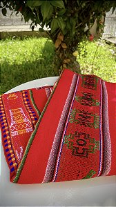Pano Peruano Vermelho
