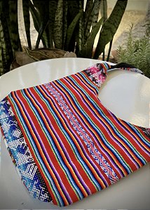 Bolsa Peruana Pequena - alça alongada