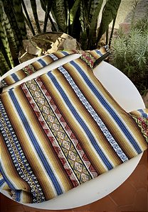 Bolsa Peruana Grande - alça alongada