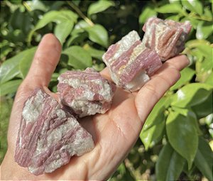 Turmalina Rosa Média - Bruta