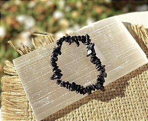 Pulseira Turmalina Negra - Cascalho