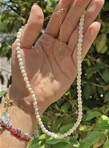 Colar Madrepérola - Dourado