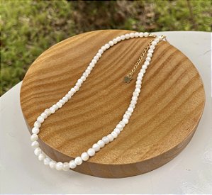 Colar Madrepérola - Dourado