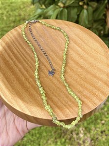 Colar Peridoto - Prata