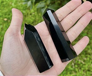 Ponta de Obsidiana Preta