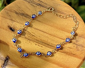 Pulseira Olho Grego - Dourada