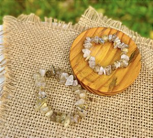 Pulseira Quartzo Rutilado - Cascalho