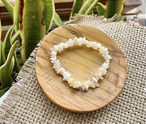 Pulseira Calcita Amarela - Cascalho