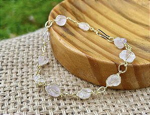 Pulseira Quartzo Rosa