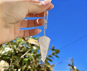 Pêndulo Quartzo Branco