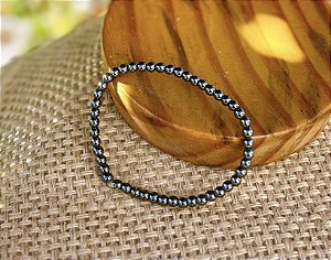 Pulseira Hematita 4mm