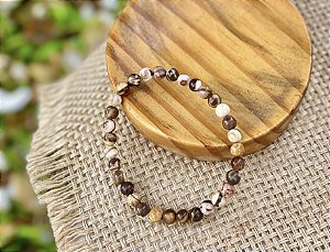 Pulseira Jaspe Zebra 6mm