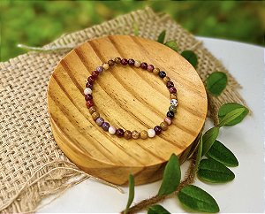 Pulseira Jaspe Moukaita - 4mm