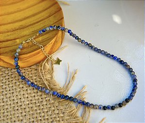 Gargantilha Sodalita - Dourado